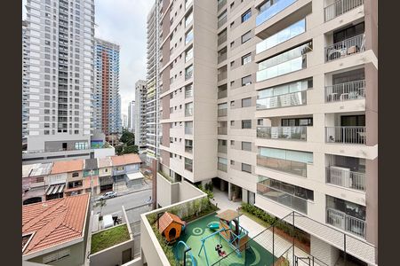 Vista  de kitnet/studio à venda com 1 quarto, 25m² em Santo Amaro, São Paulo