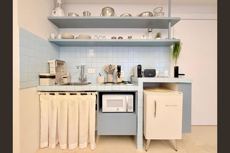 Studio à venda com 25m², 1 quarto e sem vagaCozinha 