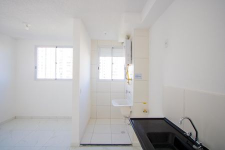 Cozinha de apartamento para alugar com 2 quartos, 37m² em Jardim, Santo André