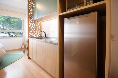 Studio à venda com 21m², 1 quarto e sem vaga