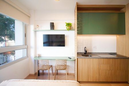 Studio à venda com 21m², 1 quarto e sem vaga