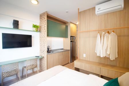 Studio à venda com 21m², 1 quarto e sem vaga