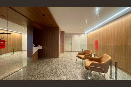 Apartamento à venda com 57m², 1 quarto e 2 vagas Apartamento à venda com 57m², 1 quarto e 2 vagasHall social