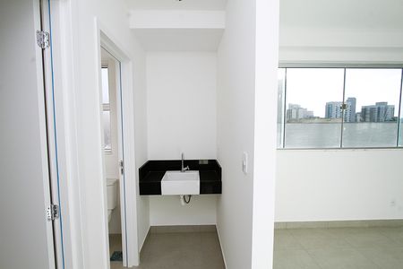 Studio à venda com 43m², 1 quarto e 1 vagaBanheiro