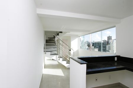 Cozinha de apartamento à venda com 2 quartos, 78m² em Barro Preto, Belo Horizonte