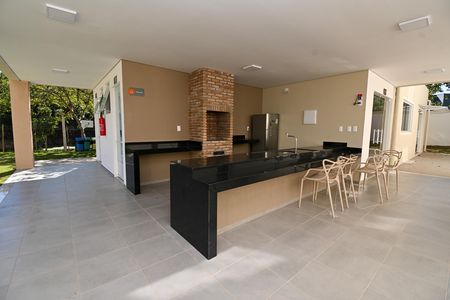 Área comum - Churrasqueira de apartamento para alugar com 2 quartos, 55m² em Praia, Contagem