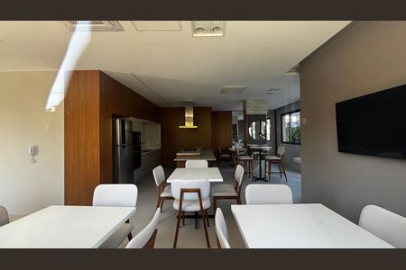 Salão de Festas de apartamento à venda com 3 quartos, 112m² em Jardim, Santo André