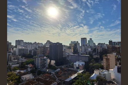 Vista da Piscina de kitnet/studio para alugar com 1 quarto, 25m² em Independência, Porto Alegre