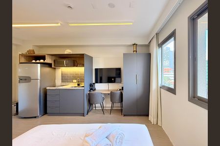 Studio para alugar com 25m², 1 quarto e sem vagaQuarto 