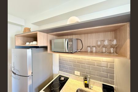 Studio para alugar com 25m², 1 quarto e sem vagaCozinha
