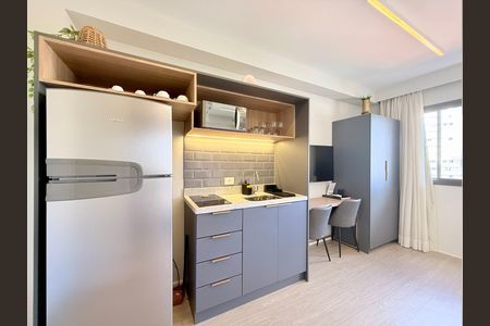 Studio para alugar com 25m², 1 quarto e sem vagaCozinha