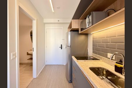 Studio para alugar com 25m², 1 quarto e sem vagaCozinha