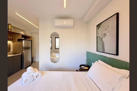 Studio para alugar com 25m², 1 quarto e sem vagaQuarto