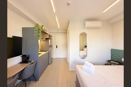Studio para alugar com 25m², 1 quarto e sem vagaQuarto