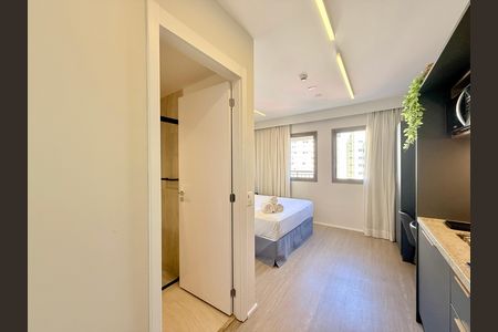 Studio para alugar com 25m², 1 quarto e sem vagaCozinha 