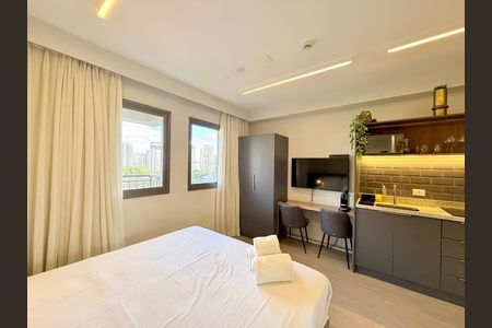 Studio para alugar com 25m², 1 quarto e sem vagaQuarto