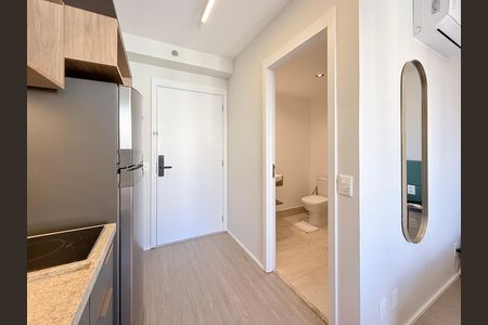 Studio para alugar com 25m², 1 quarto e sem vagaCozinha 