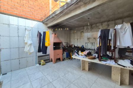área de cima - gourmet de casa à venda com 4 quartos, 125m² em Batistini, São Bernardo do Campo