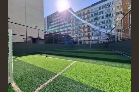 Área comum- Campo de apartamento para alugar com 3 quartos, 88m² em Flamengo, Rio de Janeiro