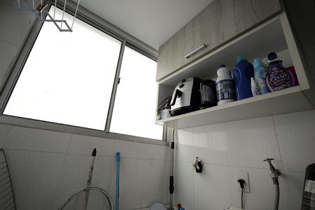 Área de Serviço de apartamento à venda com 2 quartos, 49m² em Vila Homero Thon, Santo André
