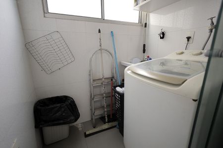 Área de Serviço de apartamento à venda com 2 quartos, 49m² em Vila Homero Thon, Santo André