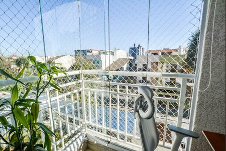 Varanda da Sala de apartamento à venda com 2 quartos, 50m² em Vila Leopoldina, Santo André