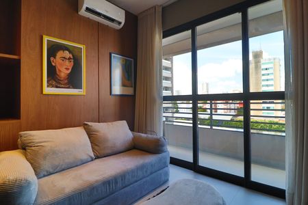 Sala de apartamento para alugar com 1 quarto, 34m² em Saraiva, Uberlândia
