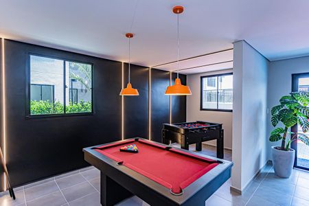 Apartamento para alugar com 37m², 2 quartos e sem vaga Apartamento para alugar com 37m², 2 quartos e sem vagaSala de jogos