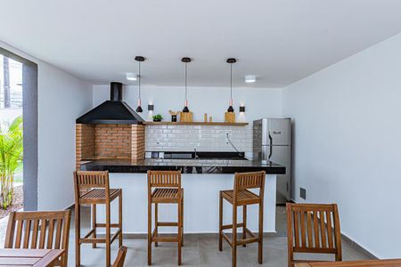 Área comum - Churrasqueira de apartamento para alugar com 2 quartos, 37m² em Vila Marina, São Paulo