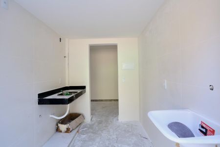 Cozinha e Área de Serviço de apartamento à venda com 2 quartos, 111m² em Santo Andre, Belo Horizonte