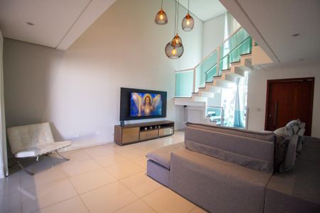 Sala  de casa de condomínio para alugar com 3 quartos, 191m² em Loteamento Dinora Rosa, Sorocaba