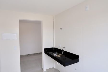 Cozinha e Área de Serviço de apartamento à venda com 2 quartos, 51m² em Santo Andre, Belo Horizonte