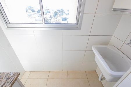 area de serviço de apartamento à venda com 2 quartos, 47m² em Santa Branca, Belo Horizonte
