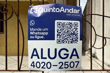 Placa  de apartamento para alugar com 1 quarto, 65m² em Jardim Sao Luis, São Bernardo do Campo