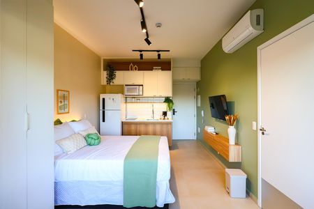 Studio à venda com 32m², 1 quarto e sem vaga