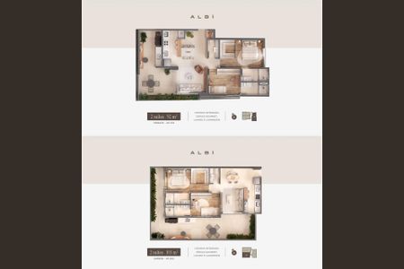 Apartamento à venda com 2 quartos, 61m² em Cruzeiro, Belo Horizonte