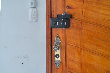 Fechadura eletrônica  de apartamento para alugar com 1 quarto, 59m² em Boqueirão, Praia Grande