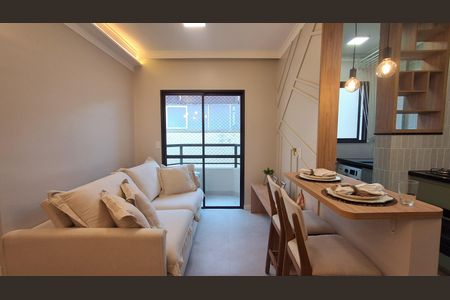 Sala de apartamento para alugar com 1 quarto, 41m² em Vila Euclides, São Bernardo do Campo