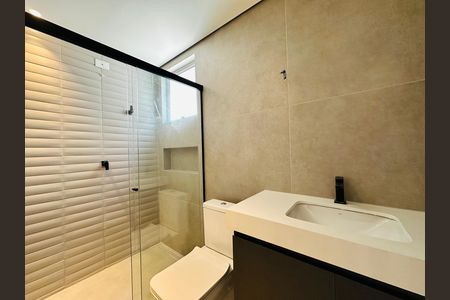 Banheiro da Suíte de apartamento à venda com 3 quartos, 183m² em Floresta, Belo Horizonte