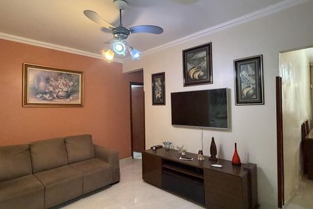 Sala de apartamento para alugar com 3 quartos, 90m² em Boqueirão, Santos