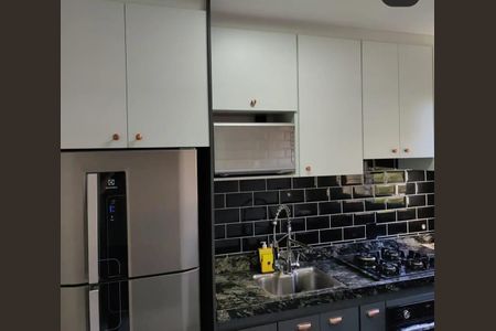 Cozinha de apartamento à venda com 2 quartos, 44m² em Parque Oratório, Santo André