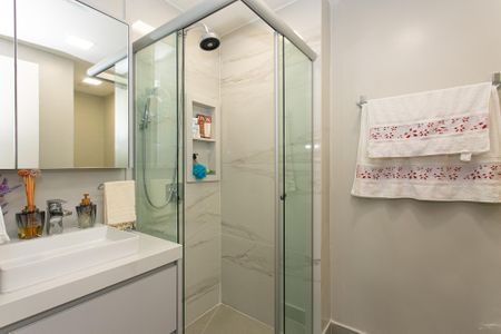 Studio para alugar com 37m², 1 quarto e sem vaga Studio para alugar com 37m², 1 quarto e sem vagaBanheiro