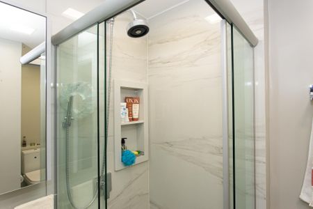 Studio para alugar com 37m², 1 quarto e sem vaga Studio para alugar com 37m², 1 quarto e sem vagaBanheiro