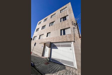 Apartamento para alugar com 44m², 1 quarto e 1 vagaFachada + plaquinha