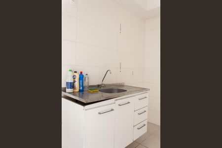 Cozinha de apartamento para alugar com 1 quarto, 35m² em Vila das Belezas, São Paulo