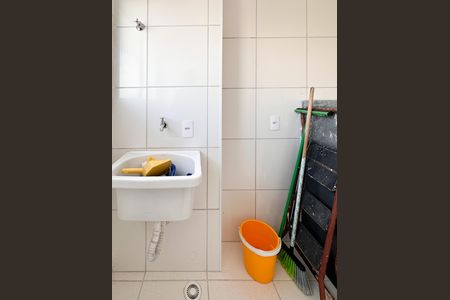 Área de Serviço de apartamento para alugar com 2 quartos, 50m² em Jardim Campestre, São Bernardo do Campo