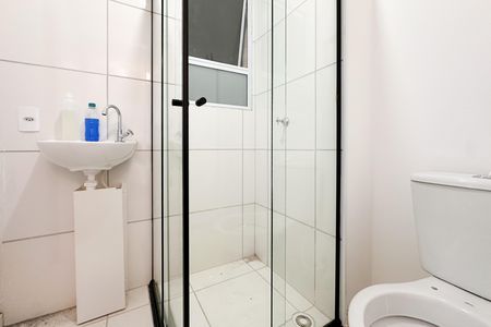 Banheiro Social de apartamento para alugar com 2 quartos, 50m² em Jardim Campestre, São Bernardo do Campo