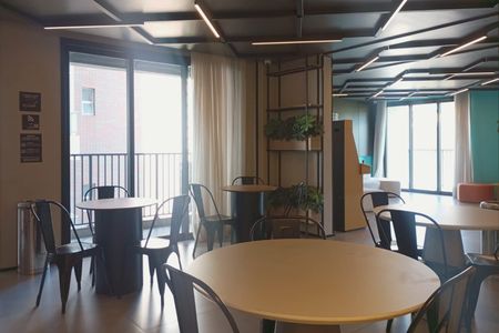 Área comum de kitnet/studio para alugar com 0 quarto, 24m² em Vila Mariana, São Paulo