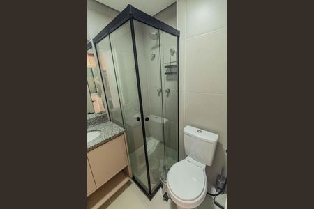 Banheiro de kitnet/studio para alugar com 0 quarto, 24m² em Vila Mariana, São Paulo