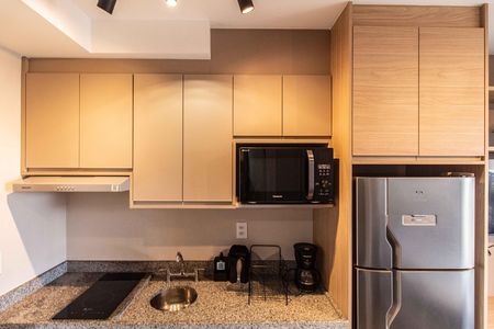 Cozinha de kitnet/studio para alugar com 0 quarto, 24m² em Vila Mariana, São Paulo